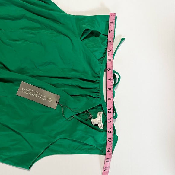 NewYork & Company  Eva Mendes sleeveless maxi dress size 4 NWT Green - Picture 10 of 16
